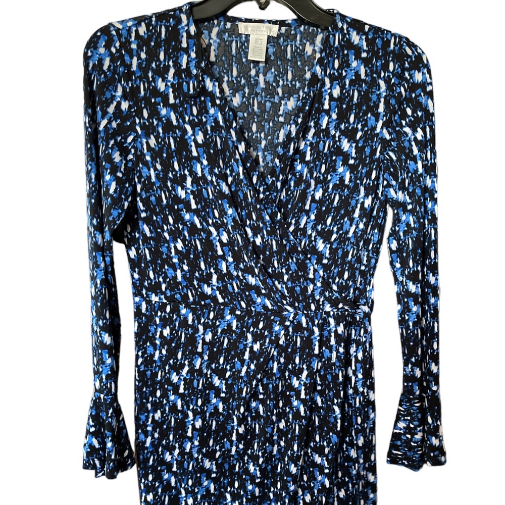 London Times Petites Print Dress Small NWOT